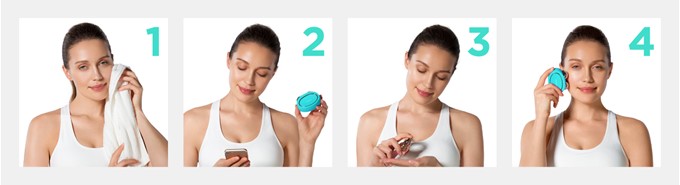 bear mint foreo how to use