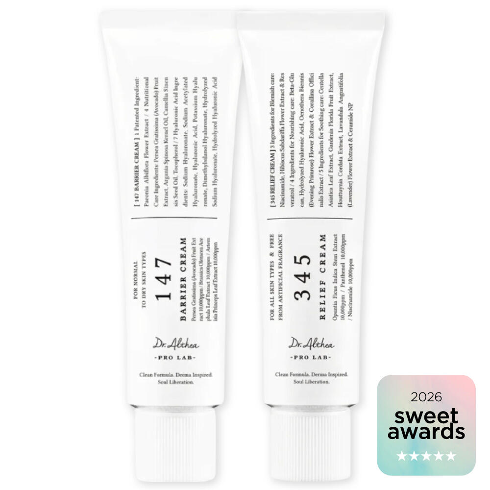 345 Relief Cream & 147 Barrier Cream Dr. Althea