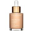 Clarins Skin illusion base líquida hidratação natural pele nua | 114 cappuccino 30ml