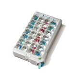 classic weekly pills box assorted colors