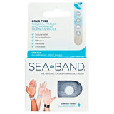 sea-band anti-nausea bracelet grey 2units