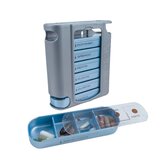 pilbox 7 weekly medication box assorted colors