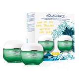coffret aquasource gel 20ml + gel de limpeza 20ml + loção 30ml + sérum aura 5ml