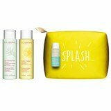 coffret (pele seca) leite desmaq 200ml + tónico 200ml + desmaq olhos 30ml +bolsa