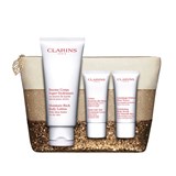 coffret balsamo corpo 200ml + creme rejuvenescedor mãos 50ml + esfoliante 30ml