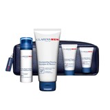 coffret men bálsamo 50ml + champô 200ml + gel limpeza 30ml + creme mãos 12ml
