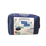 kit viagem adulto: escova viagem sortida   pasta gengivas 50ml   bolsa sortida