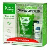 kit acniover creme-gel 40ml+gel purificante 50ml+pure mask 5ml+ esfoliante 4ml