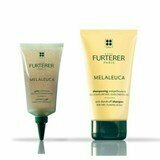 melaleuca gel microesfoliante couro cabeludo caspa 75ml + sh caspa seca 150ml