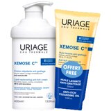 xémose creme emoliente peles atópicas 400ml + xémose óleo lavante  200ml