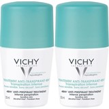 duo desodorizantes antitranpirante 48h transpiração intensa 2x50ml