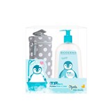 abcderm cold-cream creme lavante para bebé 1l + porta biberon