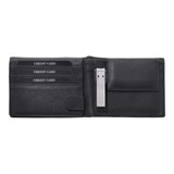 Twinox Men's Wallet with Nail Clipper
