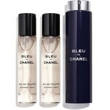 Chanel Bleu de Chanel Eau de Toilette Twist&spray Recarregável 3x20 mL