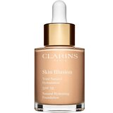Clarins Skin Illusion Liquid Foundation Moisturizing Nude Skin | 114 Cappuccino 30 mL
