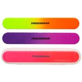 Tweezerman Neon Filemates Limas para Unhas Pack 3 un. + Estojo Transparente