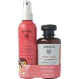 Apivita Bee Sun Safe Hydra Sun Kids Lotion SPF50 200 mL + Kids Care Body Wash 250 mL