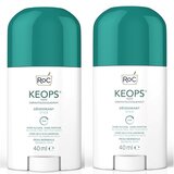 Keops Stick Desodorizante Transpiração Suave 2x40 mL