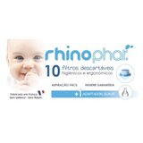 Rhinophar Filtros Descartáveis 10 un + 1 Adaptador Suave