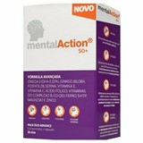Mental Action Tónico Cerebral Adultos 50 + 30cp + 30cap (Validade 05/2022)