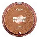 LOreal Paris Bronze Please! La Terra Pó Bronzeador 03 Amalfi Medio 18 g