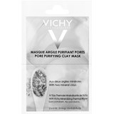Vichy Máscara de Argila Purificante para Poros Peles Oleosas 2x6 mL (Validade 04/22)