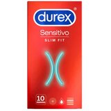 Durex Sensitivo Suave Preservativos Slim Fit 10 Un