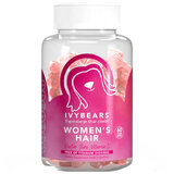 Ivy Bears Women's Hair Vitamins Suplemento Vitamínico para Cabelo 60 gomas