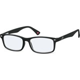 Montana Eyewear Óculos com Proteção Luz Azul HBLF83 Preto + 1.00 Dioptrias   