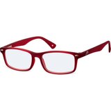 Montana Eyewear Óculos com Proteção Luz Azul HBLF83B Vermelho + 1.00 Dioptrias   