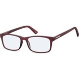 Montana Eyewear Óculos com Proteção Luz Azul HBLF73C Vermelho + 1.00 Dioptrias   