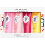 Roger Gallet Gel Duche Fleur de Figuier + Gingenbre Rouge + Bois D’orange + Rose 4x50 mL