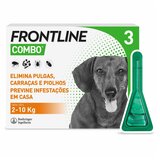 Frontline Combo Spot on para Cães dos 2 Aos 10 kg Pipeta 3 un. 