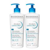 Bioderma - Atoderm Ultra Dry and Very Dry Skin Cream 2x500ml 1 un. No Fragrance