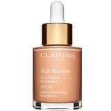 Clarins - Base de maquillaje líquida hidratante Skin Illusion 30mL 107 Beige