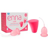 Enna - Copos Menstruais sem Aplicador + Caixa Esterilizadora/transporte