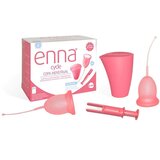 Enna - 2 Menstrual Cups + Applicator + Steriliser Box and Transporter Box 1 un. S