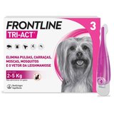 Frontline - Tri-Act Dog Care Pipettes 3 un. 2-5 kg
