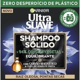 Garnier - Ultra Suave Solid Shampoo Magnetic Charcoal & Black Seed Oil 60g