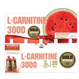 Gold Nutrition - L-Carnitina 3000 Unidoses 20 un. Watermelon Flavor