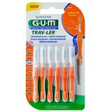 GUM - Travler Brushes 1412 6 un. 0,9mm