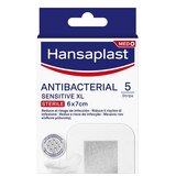 Hansaplast - Sensitive Plasters for Sensitive Skin 5 un. Antibacterial XL