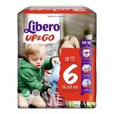 Libero - Up & Go Diapers 18 un. Size 6 (13-20 kg)