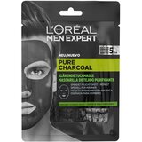 Men Expert Pure Charcoal Máscara de Tecido Purificante