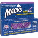 Macks - Aquablock Tampões Auriculares 2 pares