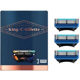 Gillette - King C. Gillette Shave & Edging Razor Refills 3 un. refill