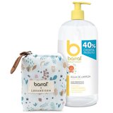 Barral - Babyprotect Cleansing Water 1 L+ Pacifier Holder Bag 1 un.
