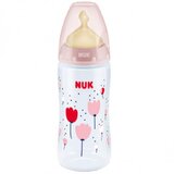 Nuk - First Choice Baby Bottle with Latex sorted Colors Teat 6-18months 300mL