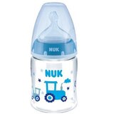 Nuk - First Choice Biberão com Tetina em Silicone 0-6meses Cores Sortidas 150mL