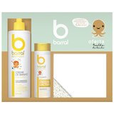Barral - Babyprotect Crema de ducha 500 ml Champú 200 ml Toalla de baño para bebés 1 Un 1 un.